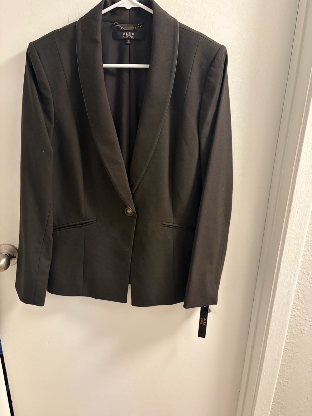 Alex Marie Women's Brown Single-Button Blazer NWT